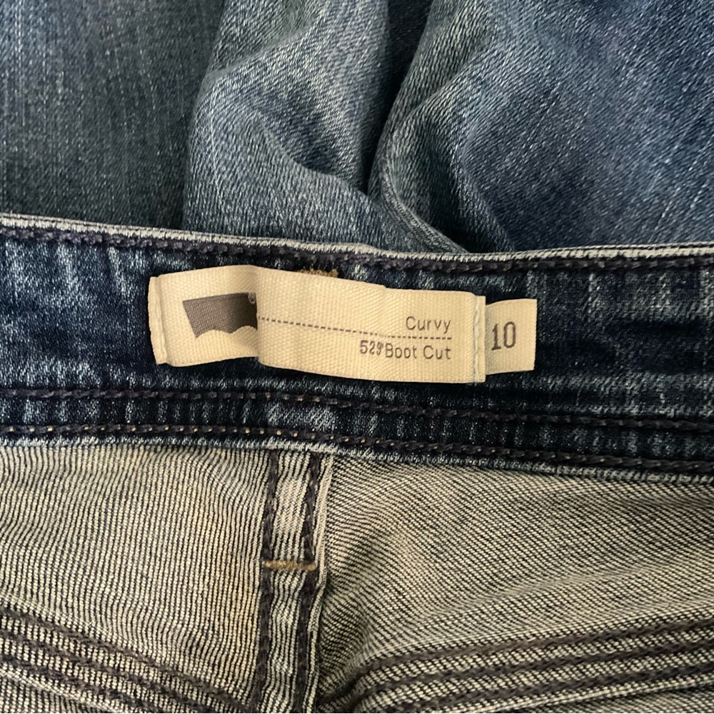 Levi’s Curvy 529 Bootcut Jeans 10 - Picture 5 of 6
